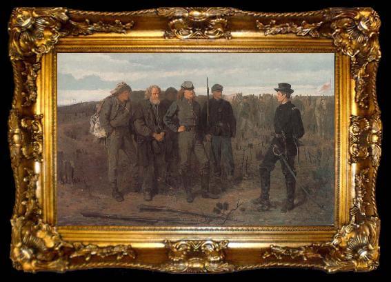 framed  Winslow Homer Gefangene von der Front, ta009-2